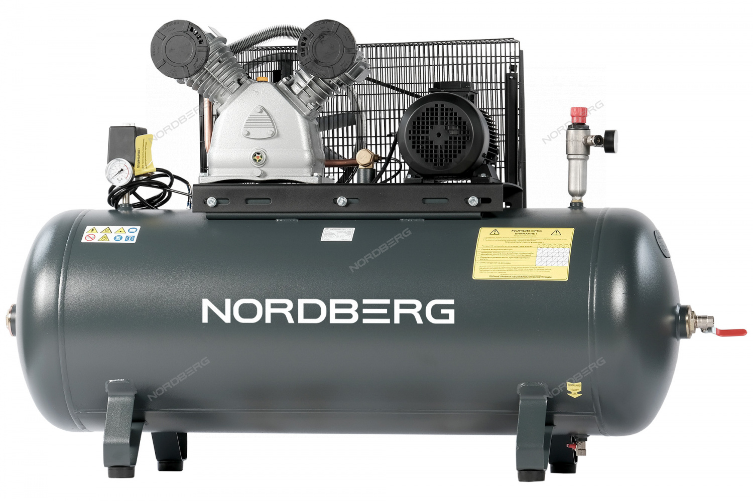 NCP300/690 Компрессор поршневой 690л/мин. реверс 270л. 380В NORDBERG