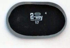 17 Заплаты овальные TECH 2-WAY 65х40мм, 30шт