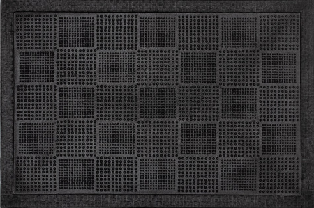 Коврик придверный резиновый ComeForte PIN MAT 40х60см «ШАШКИ» 10шт/уп
